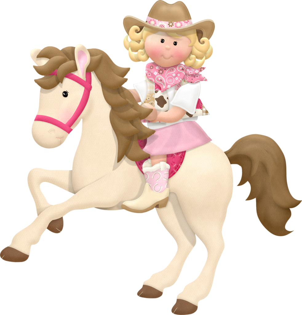 Cowboy E Cowgirl - Cowgirl Horse Clipart Png (982x1024)