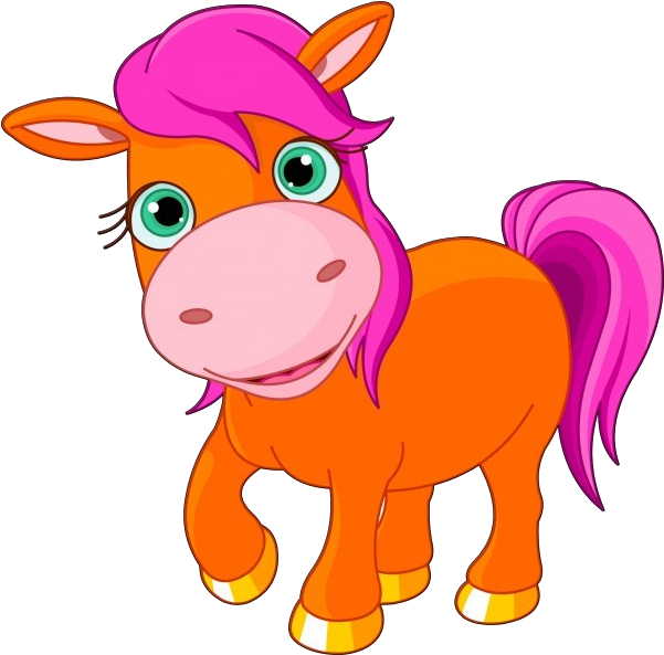 Cartoon Horse Clipart - Pony Clip Art (600x600)