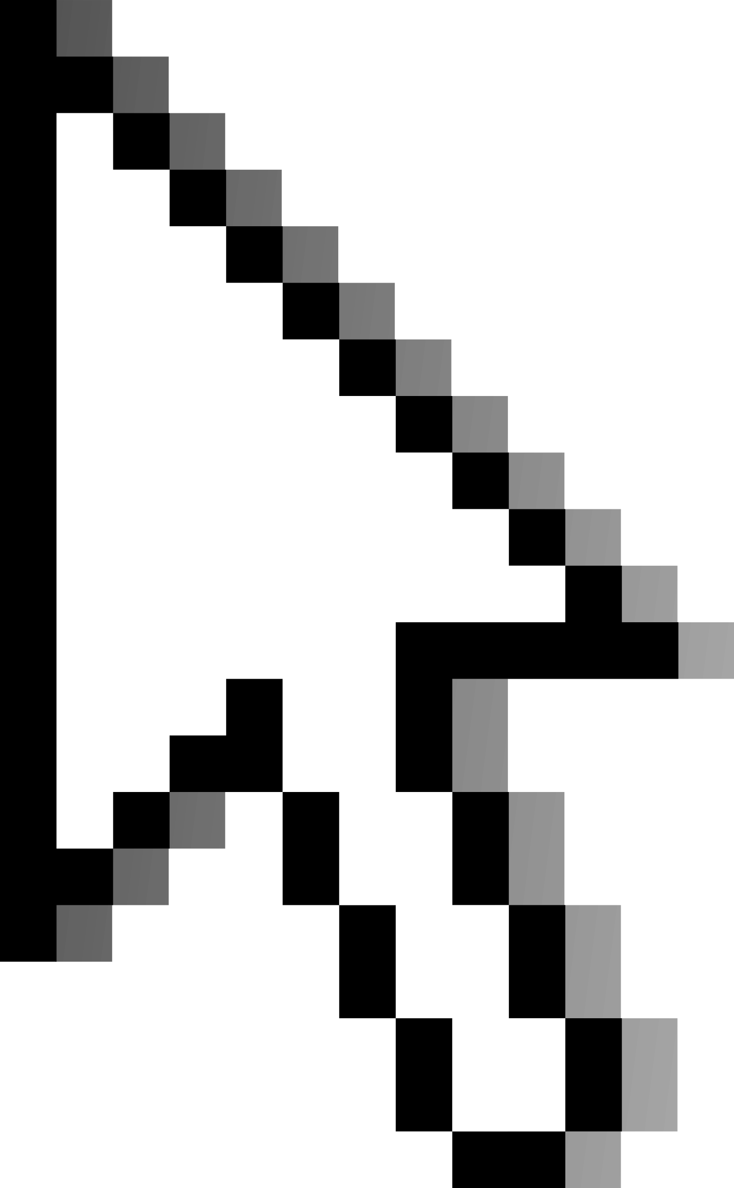 Mouse Pointer 01 - Mouse Pointer Png (1484x2400)