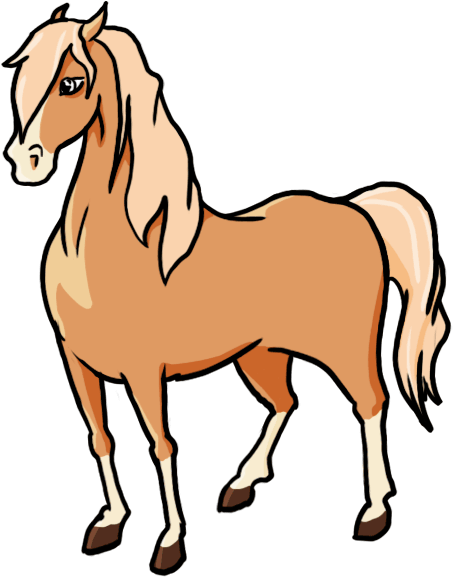 Cartoon Horse Drawings - Horse Cartoon Drawing (600x600)