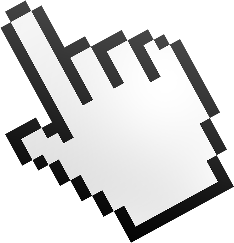 Computer Mouse Pointer Cursor Hand Clip Art - Hand Cursor Png (1089x1024)