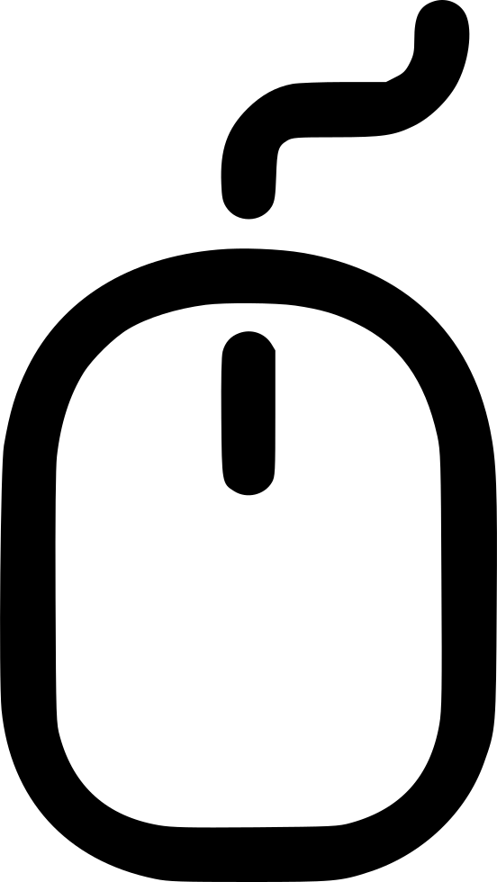 Click Computer Cursor Hardware Mouse Pointer Comments - Data Security Black Icon (552x980)