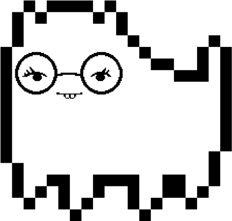 Mouse Cursor Clipart - Annoying Dog Pixel Art (540x446)