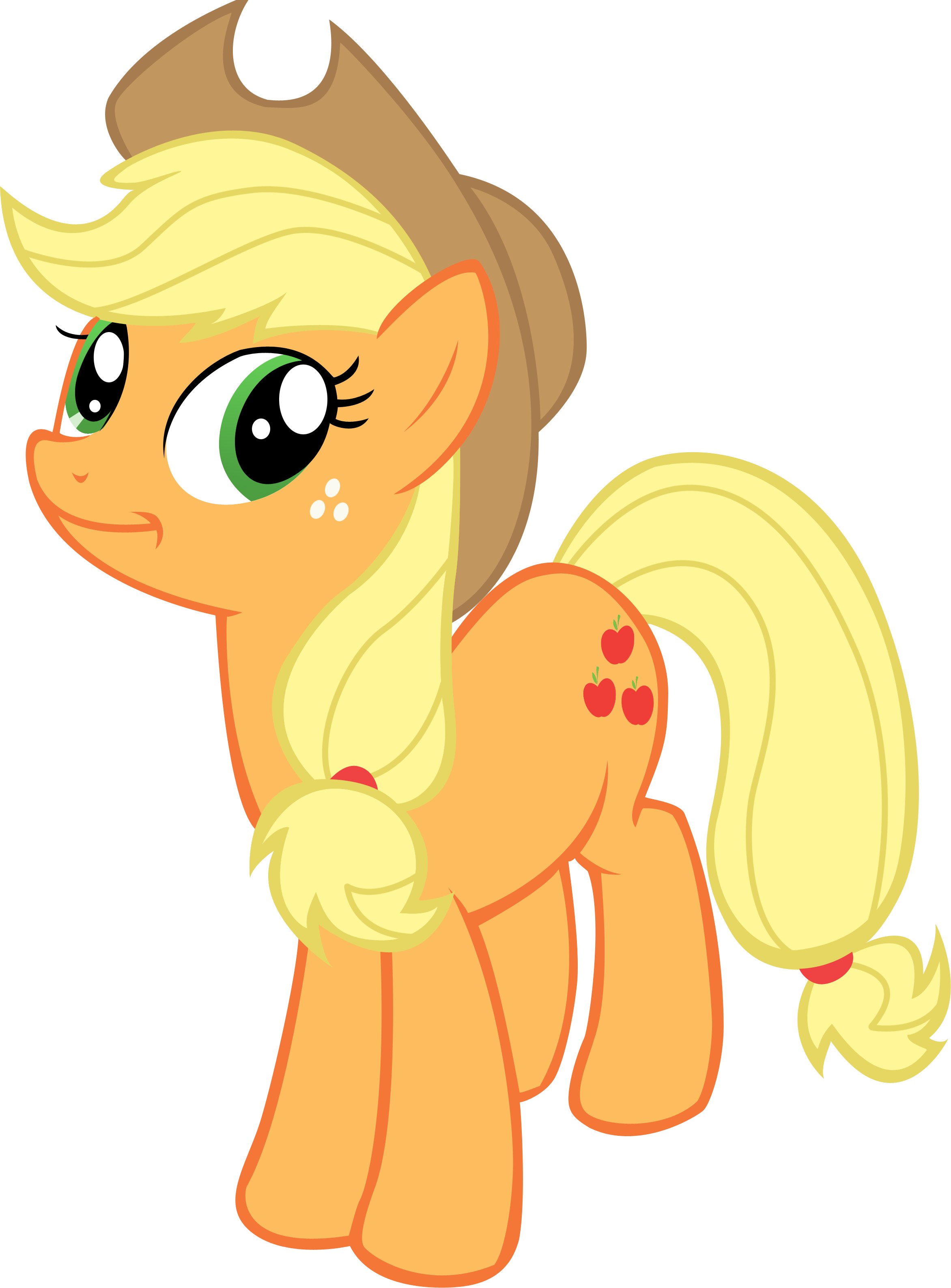 Applejack - My Little Pony Applejack Png (2344x3173)