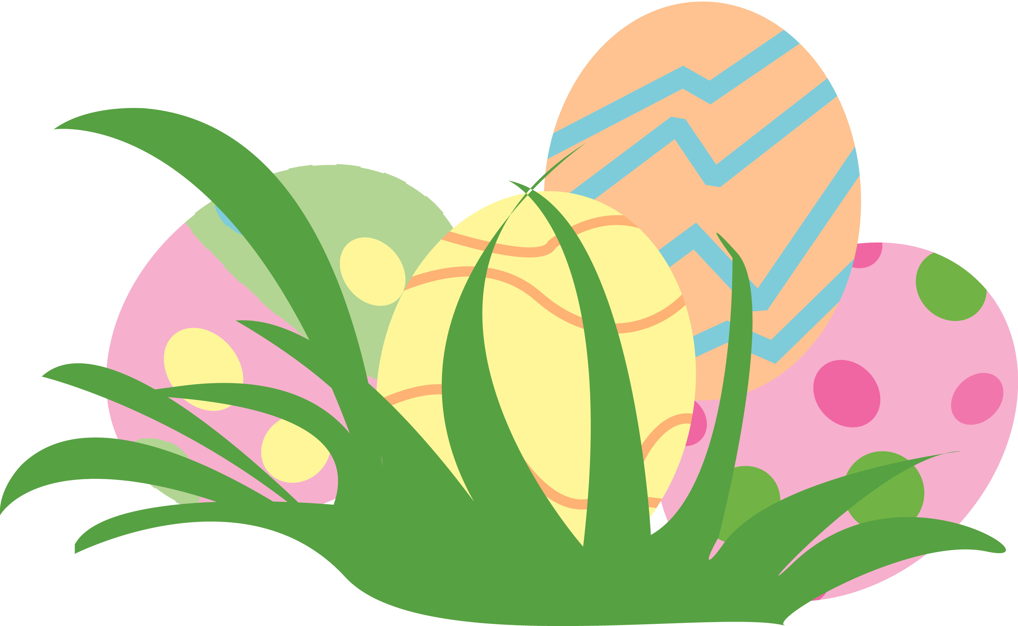 Easter Egg Clipart - Easter Egg Hunt Clip Art (3300x2029)