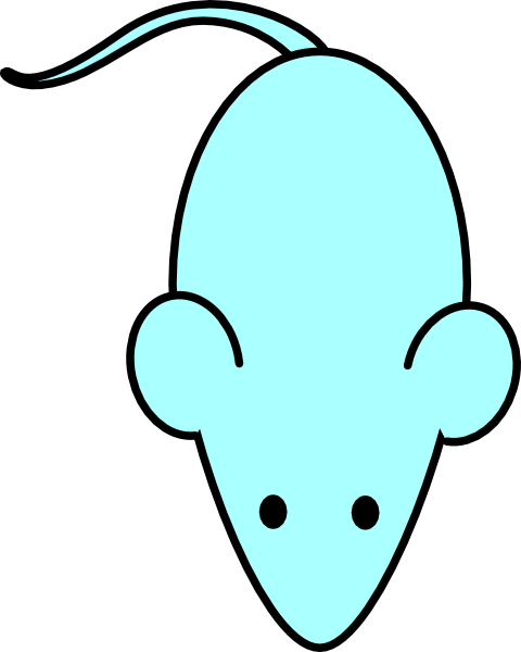 Lab Mouse Template Svg Clip Arts 480 X 600 Px - Clip Art (480x600)