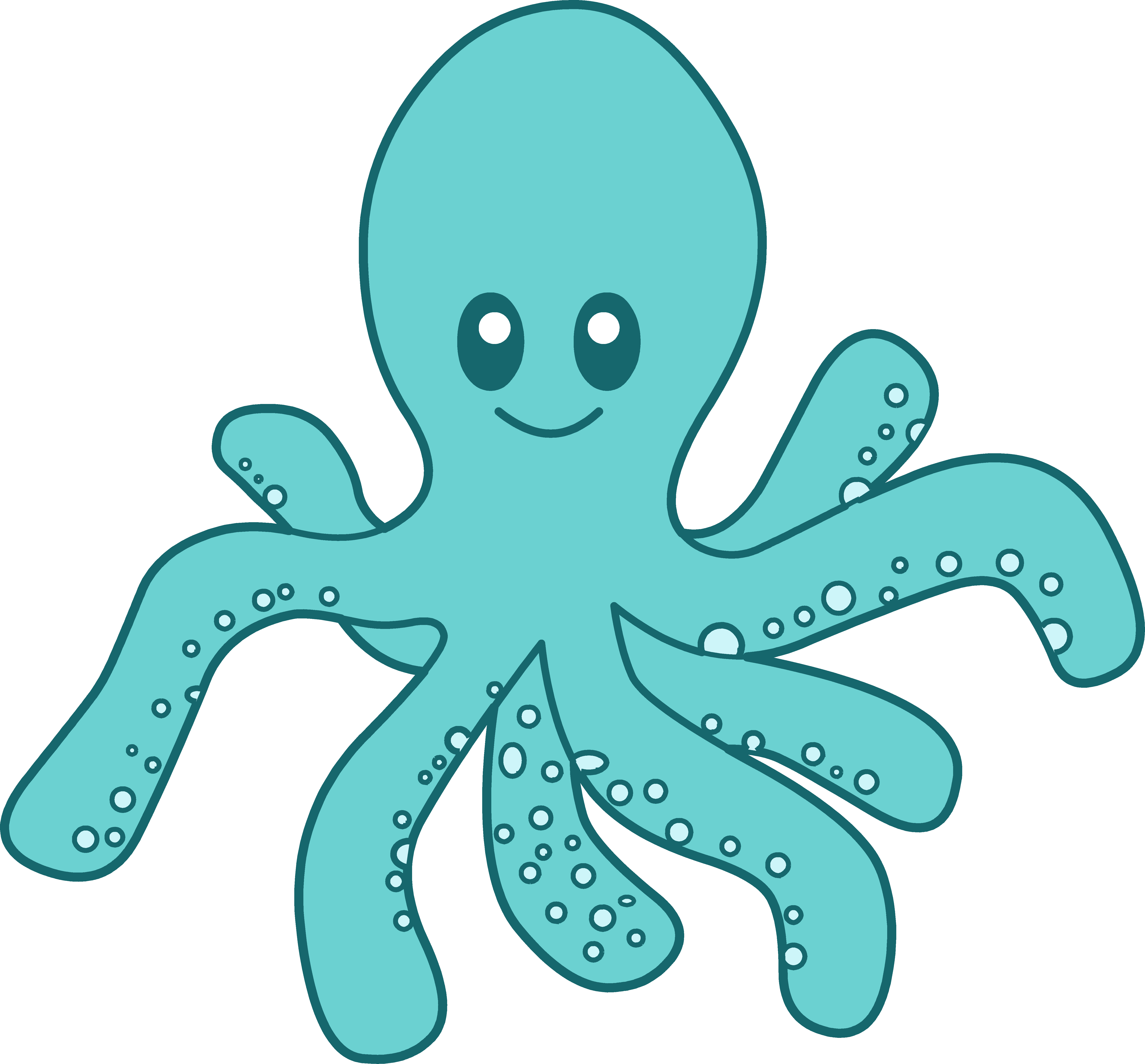Top Octopus Clipart Free Image Png - Clipart Octopus (5782x5373)