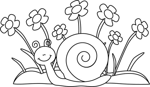 Fine Flowers Clip Art Black And White Contemporary - Flowers Clip Art Black And White (600x348)