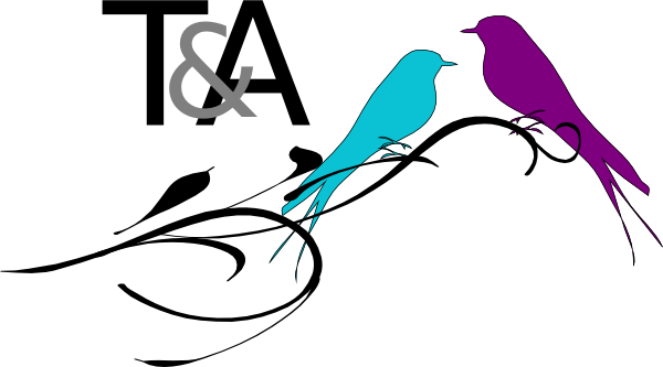 Purple Love Birds Clipart Clipart - Clip Art (600x333)