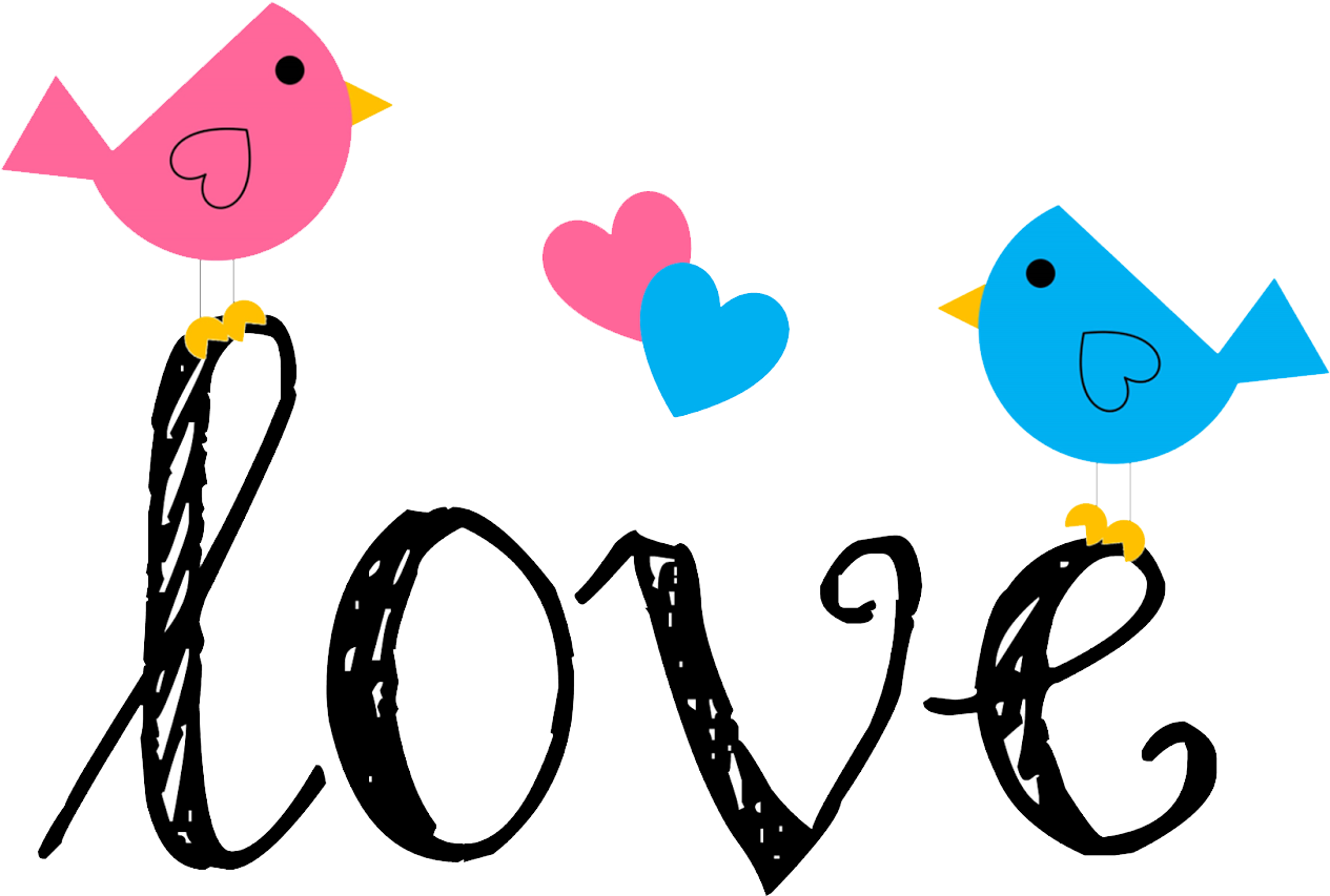 Love Birds Transparent Images Free Clip Art - S Love N Name (1600x1143)