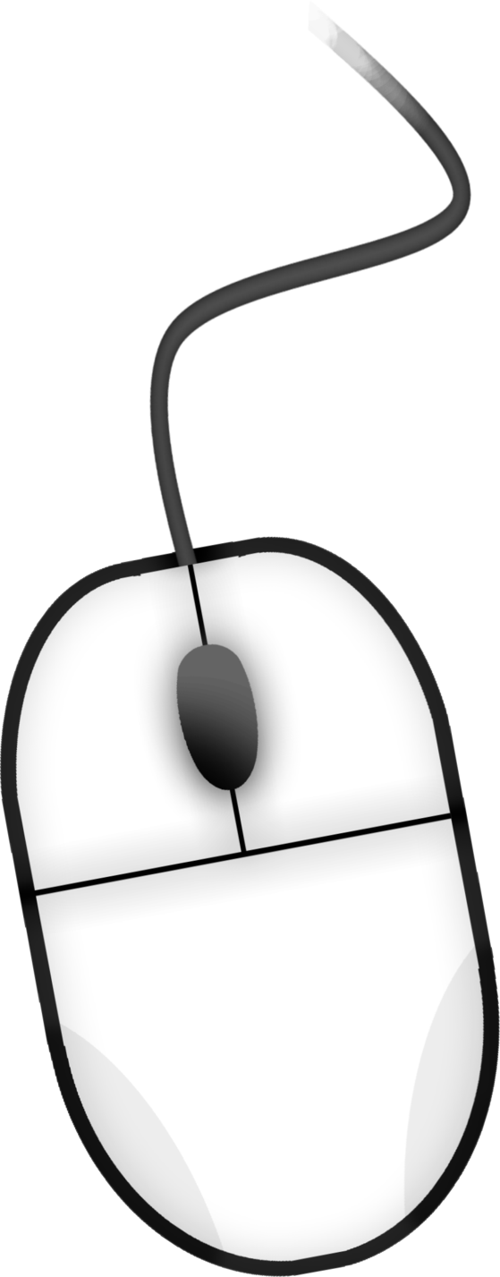 Computer Mouse Clip Art By - Computer Mouse (559x1427)