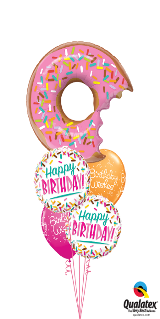 Sweet Birthday Sprinkles - Qualatex 18 Inch Circle Foil Balloon - Birthday Sprinkles (321x640)