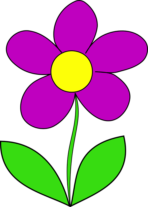Sping Flower Cliparts 7, - Flower Clip Art (515x720)