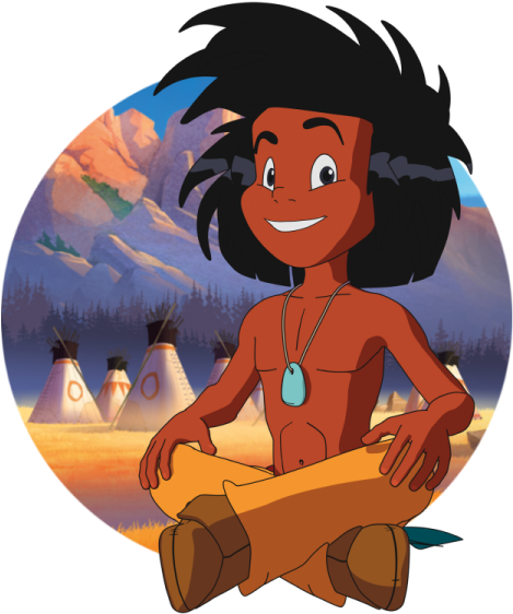 Yakaris Freund Kleiner Dachs Steht Auf Einem Baumwipfel - Storimages (600x600)