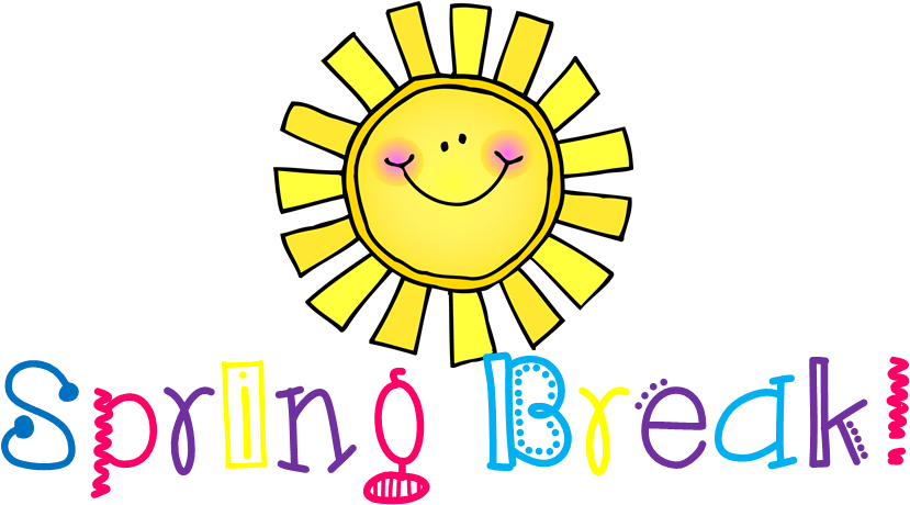 Vacation Clipart March Break - Spring Break Clip Art Free (1275x548)