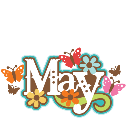 Spring May Flowers Clip Art - May Clip Art (432x432)