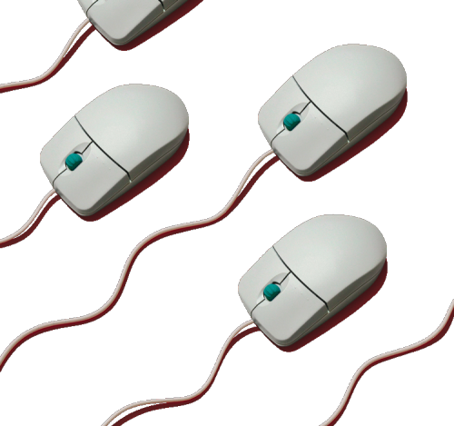 Computer Mouse Clipart Png - Computer Mouse (500x469)