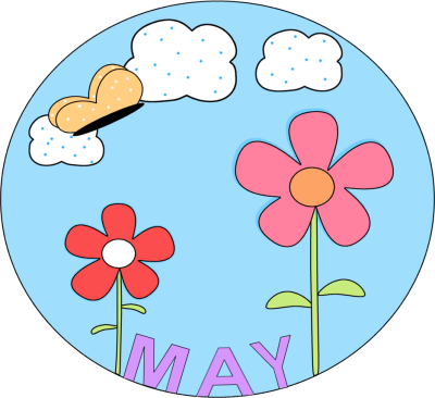 Month Of May Clipart I8cuta Clipart - May (400x366)