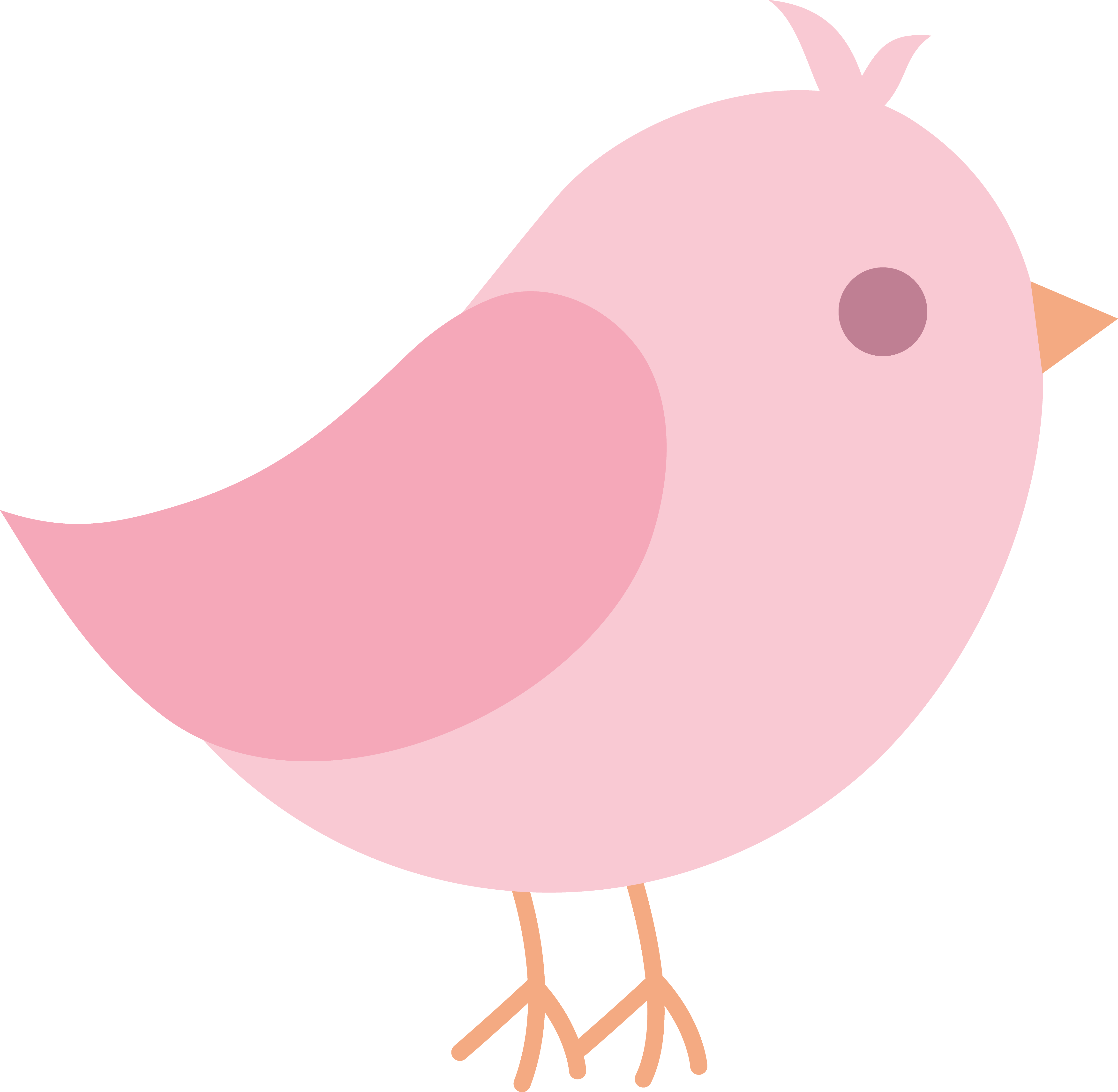 Clipart Panda Bird Free - Clip Art (4621x4511)