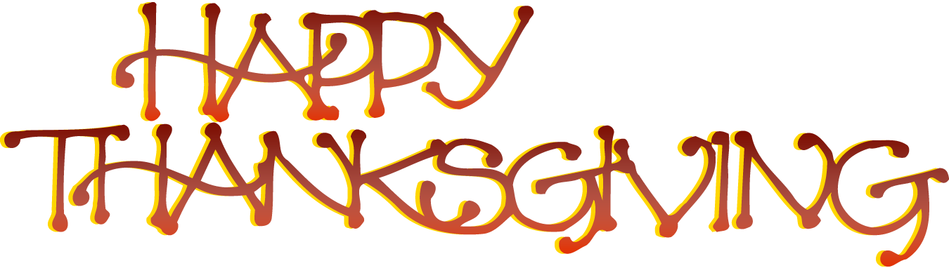 Thanksgiving Clip Art For Word - Happy Thanksgiving 2017 Png (1350x382)