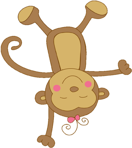 Free Clip Art Of Baby Monkey Clipart - Clipart Baby Monkeys (570x486)
