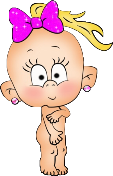 Funny Baby Cartoon Clip Art - Clip Art (600x600)