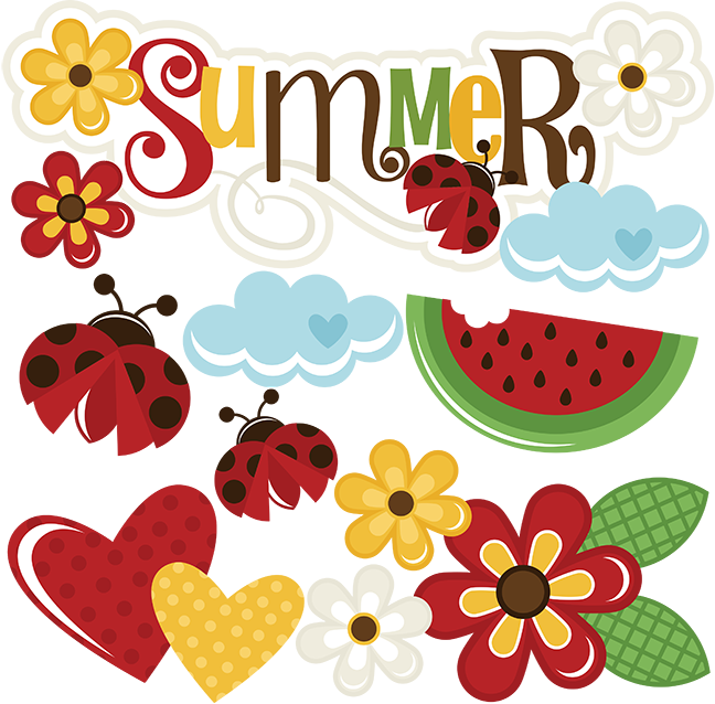 Summer Svg Scrapbook Title Summer Svg Files Flower - Summer Svg Miss Kate (648x638)