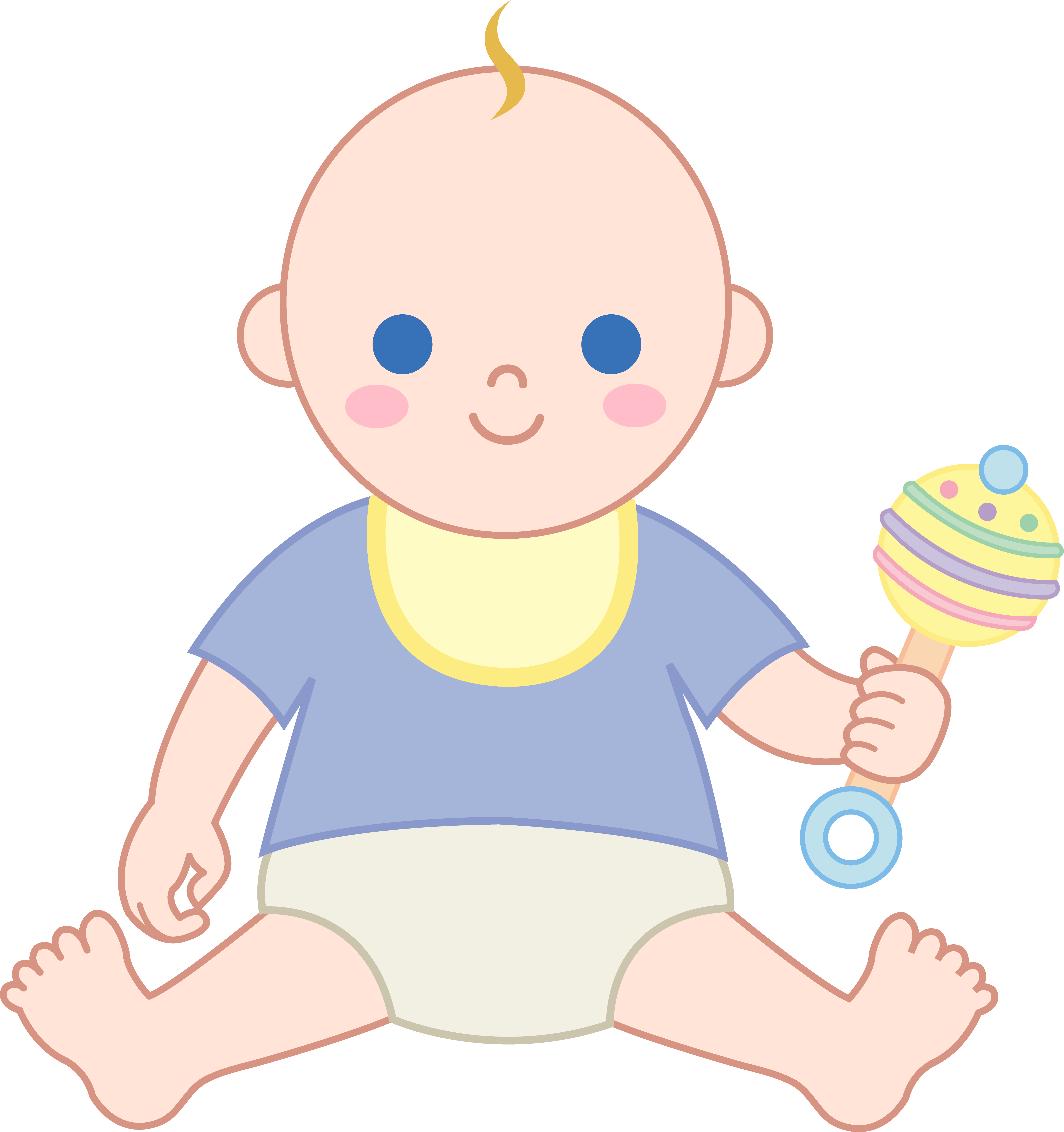 cartoon baby rattle