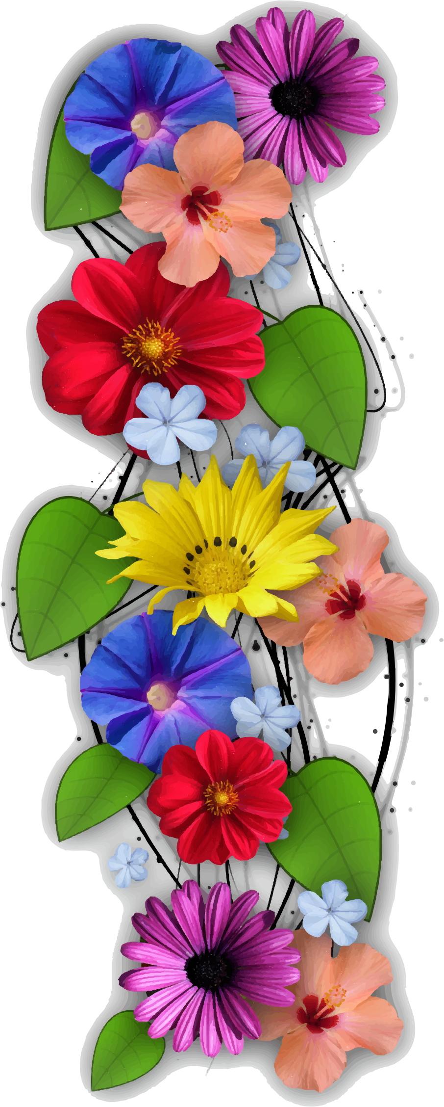 Vertical Flowers - Vertical Images Of Flowers (906x2256)