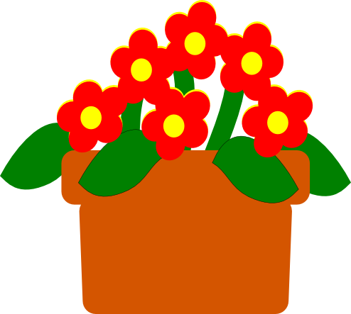 Free Svg File Of Summer Flower Pot - Flower (494x443)