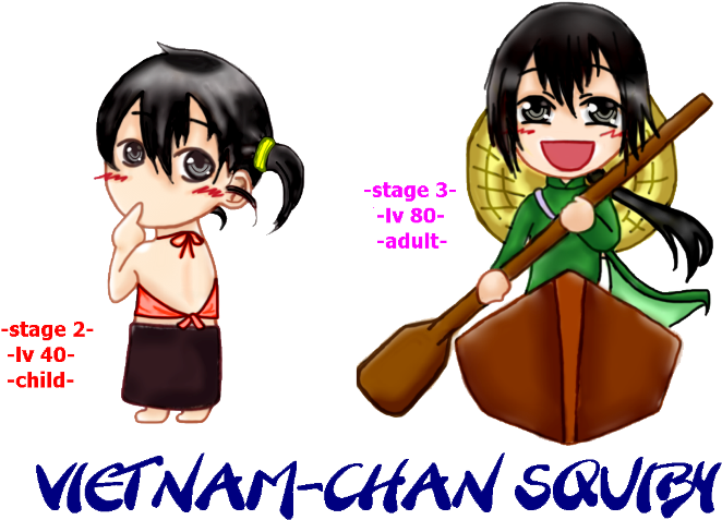 Vietnam Chan By Summerflowers - Cartoon (731x500)