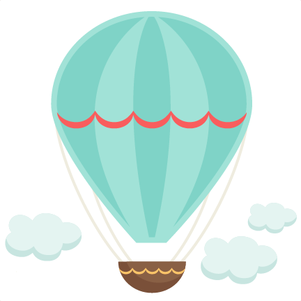 Vintage Hot Air Balloon Svg Cutting File For Scrapbooking - Balão De Ar Quente Desenho Png (432x432)