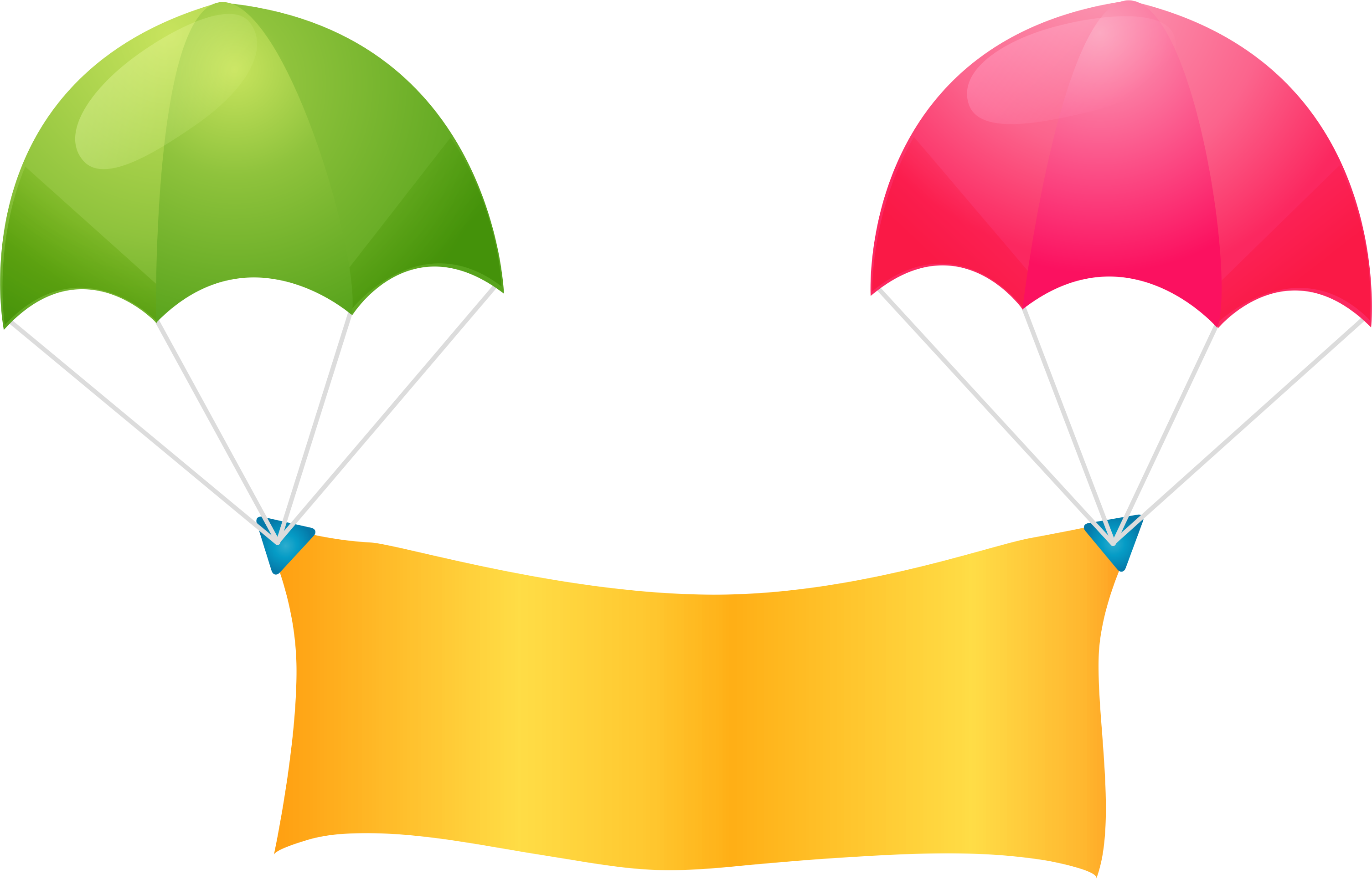 Web Banner Balloon Clip Art - Hot Air Balloon With Banner Clip Art (3010x1930)
