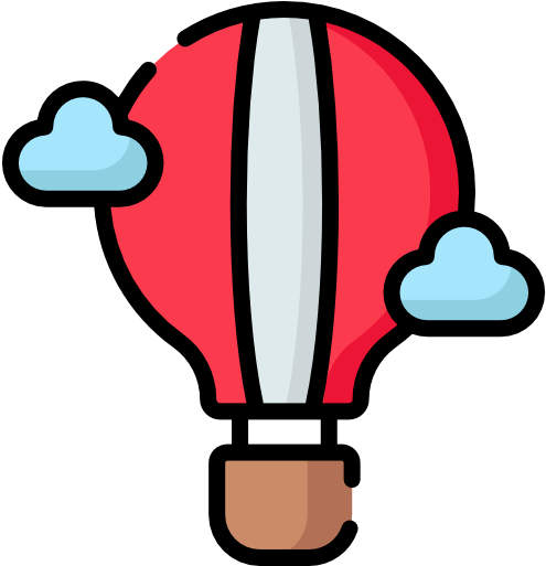 Hot Air Balloon Free Icon - Hot Air Balloon Free Icon (512x512)