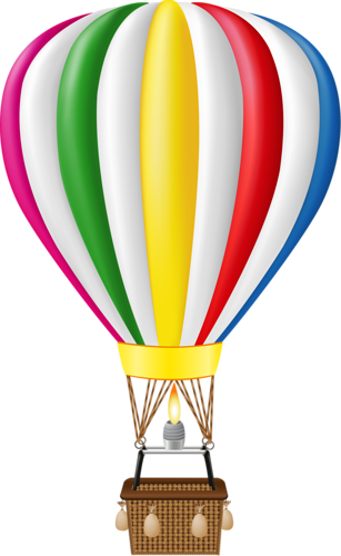 Hot Air Balloon Clip Art - Hot Air Balloon Clipart (307x500)