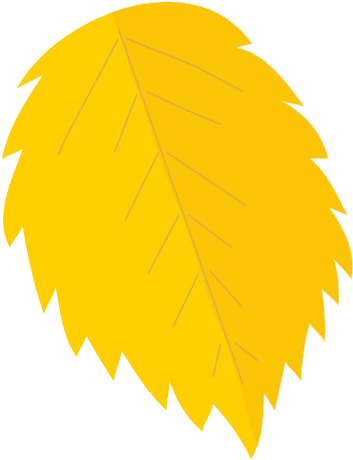 Yellow Leaf Drawing - Yellow Fall Leaf Clip Art (381x486)