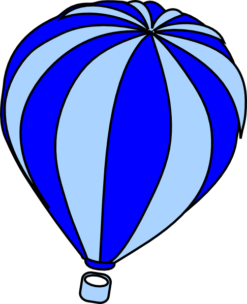 Hot Air Balloon Grey Svg Clip Arts 486 X 599 Px - Hot Air Balloons Animated (486x599)