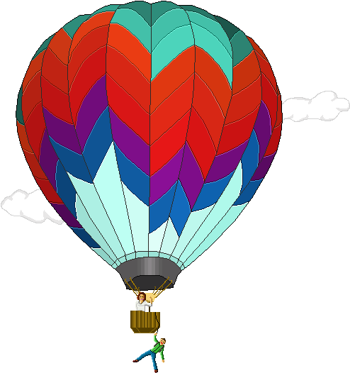 Drawn Hot Air Balloon Transparent - Hot Air Balloon Drawing (499x551)