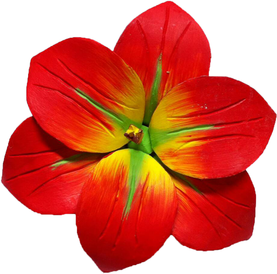 Wooden Amaryllis Flower02 - Png Flower (600x600)
