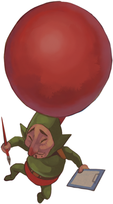 Legend Of Zelda Tingle Art (400x702)