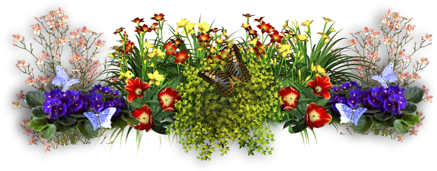 Flower Png Clipart For Photoshop - Mamietitine Centerblog Net Rub Belles Images Fleurs (1600x622)