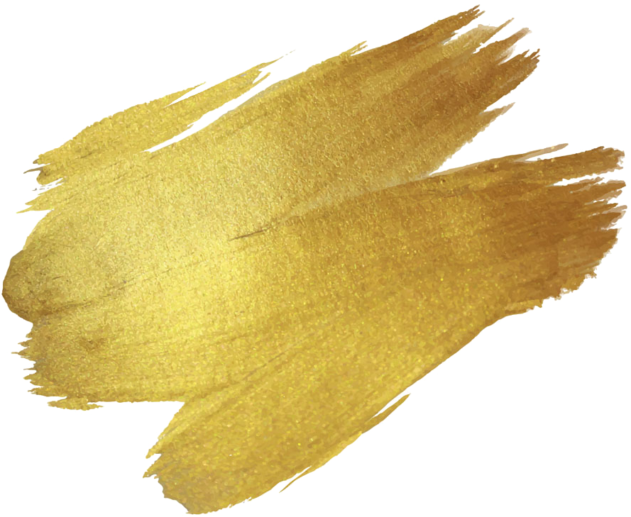 Brush Paint Gold Drawing - Gold Brush Stroke Png (1000x1000)