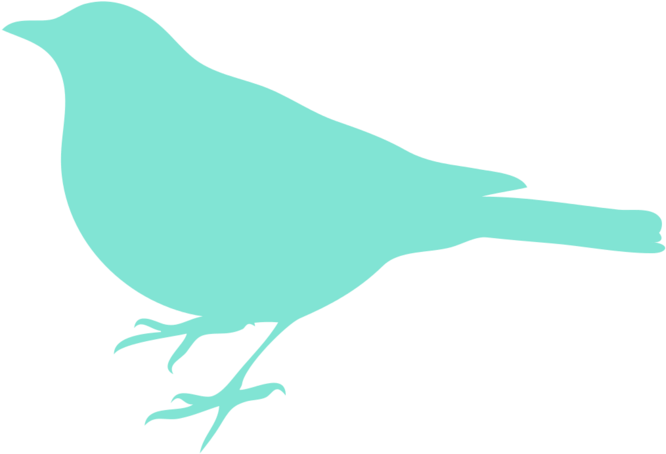 Teal Love Birds Clipart Bclipart Free Clipart Images - Bird Silhouette Clip Art (700x525)