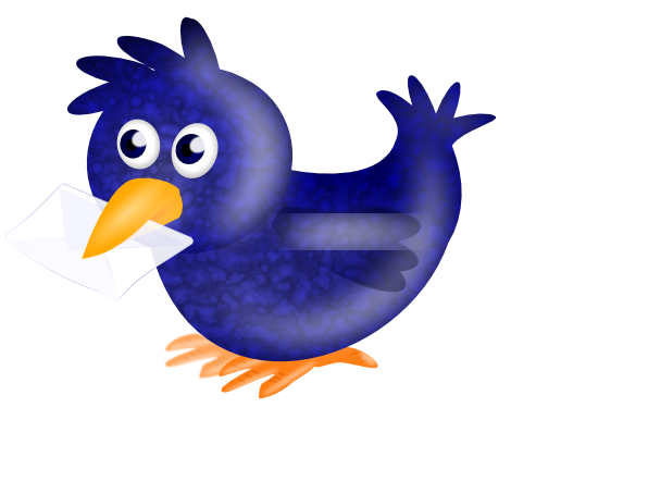 Twitter Bird Svg Downloads Animal Download Vector Clip - Bird (600x460)