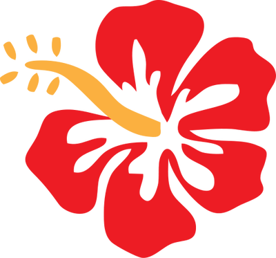 Orange Flower Clipart Flower Symbol - Pink Hibiscus Flower (400x373)