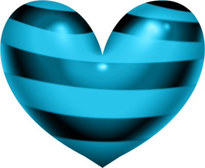 Blue Heart - Heart (400x329)