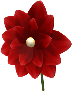 Scarlet Lapel Flower - Artificial Flower (420x420)