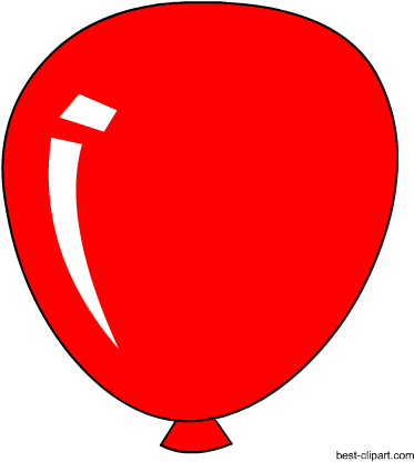 Free Red Balloon Clip Art Image - Circle (1024x1024)