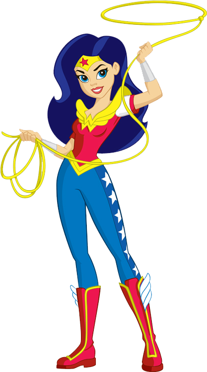 Profile Art - Dc Superhero Girls Wonder Woman (459x773)