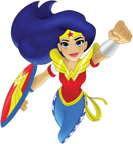 Dc Super Hero Girls Wonder Woman At Super Hero High - Dc Superhero Girls Wonder Woman (461x500)